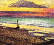 Georges Lemmen Beach at Heist oil painting reproduction